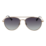 Police Sonnenbrille SPLP20E 578FFP – Frontansicht mit Metall Rahmen und Grau Gläsern