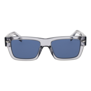 Police Sonnenbrille SPLQ87E 5404G0 – Frontansicht mit Kunststoff Rahmen und Blau Gläsern