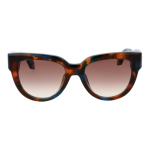 Roberto Cavalli Sonnenbrille SRC054 5309UV – Frontansicht mit Kunststoff Rahmen und Braun Gläsern