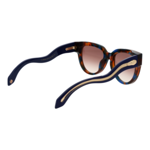 Rückansicht der Roberto Cavalli Sonnenbrille SRC054 5309UV – Kunststoff Rahmen