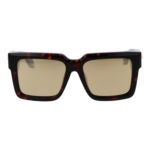 Roberto Cavalli Sonnenbrille SRC055 55743G – Frontansicht mit Kunststoff Rahmen und Grün Gläsern