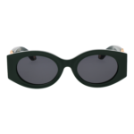 Roberto Cavalli Sonnenbrille SRC064 530D80 – Frontansicht mit Kunststoff Rahmen und Grau Gläsern