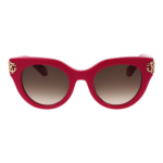Roberto Cavalli Sonnenbrille SRC065M 5009M3 – Frontansicht mit Kunststoff Rahmen und Braun Gläsern