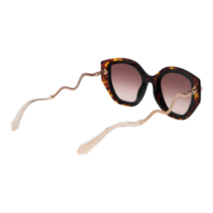 Rückansicht der Roberto Cavalli Sonnenbrille SRC096M 5209TC – Kunststoff Rahmen