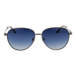 Skechers Sonnenbrille SE6182 5208D – Frontansicht mit Metall Rahmen und Blau Gläsern