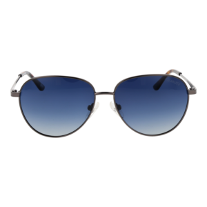 Skechers Sonnenbrille SE6182 5208D – Frontansicht mit Metall Rahmen und Blau Gläsern