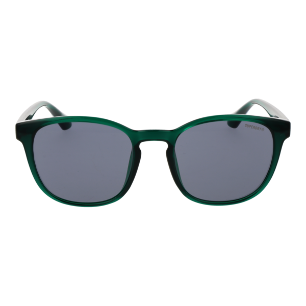 Superdry Sonnenbrille SDS 5062 51107 – Frontansicht mit Kunststoff Rahmen und Grau Gläsern