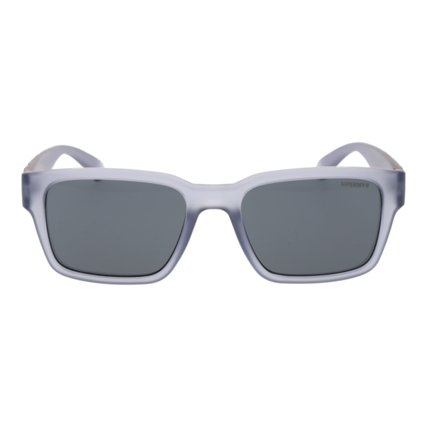 Superdry Sonnenbrille SDS 5063 55165 – Frontansicht mit Kunststoff Rahmen und Grau Gläsern