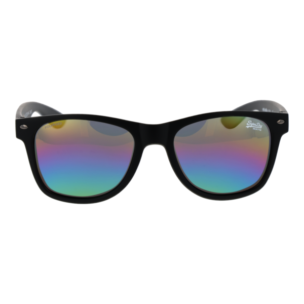 Superdry Sonnenbrille SDS Alfie 55127P – Frontansicht mit Kunststoff Rahmen und Pink Gläsern