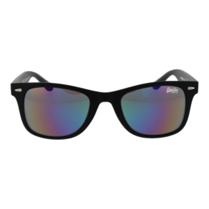 Superdry Sonnenbrille SDS Rookie 52127 – Frontansicht mit Kunststoff Rahmen und Pink Gläsern