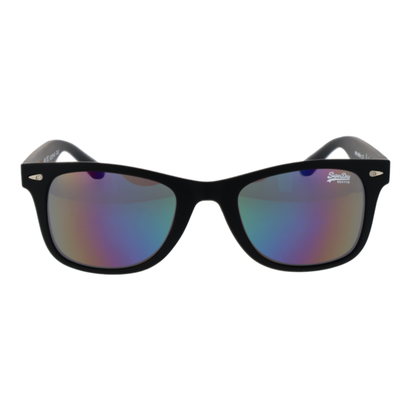 Superdry Sonnenbrille SDS Rookie 52127 – Frontansicht mit Kunststoff Rahmen und Pink Gläsern