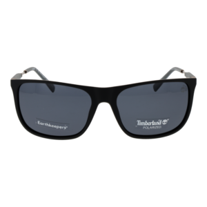 Timberland Sonnenbrille TB9281 6202D – Frontansicht mit Kunststoff Rahmen und Grau Gläsern