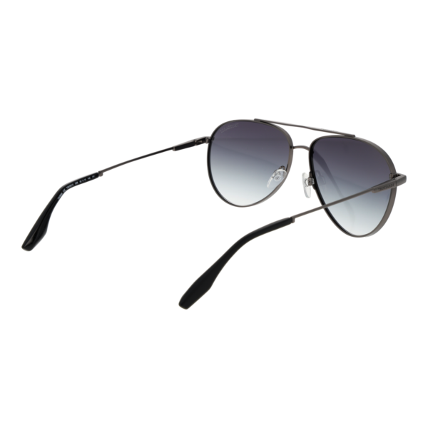 Rückansicht der Trussardi Sonnenbrille TSM3015 6202B – Edelstahl Rahmen