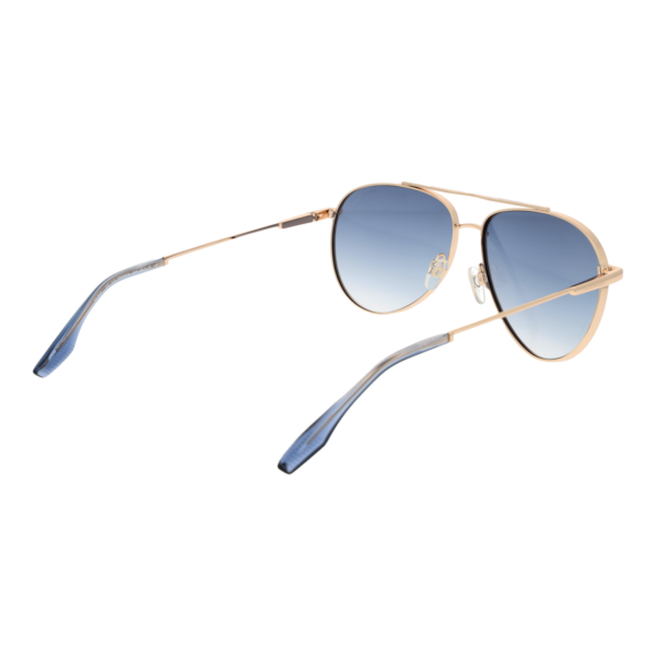 Rückansicht der Trussardi Sonnenbrille TSM3015 6204A – Edelstahl Rahmen