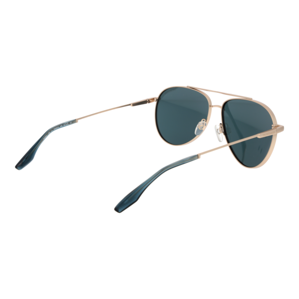 Rückansicht der Trussardi Sonnenbrille TSM3015 6204B – Edelstahl Rahmen