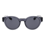 Trussardi Sonnenbrille TSM9027 52T02 – Frontansicht mit Azetat Rahmen und Grau Gläsern