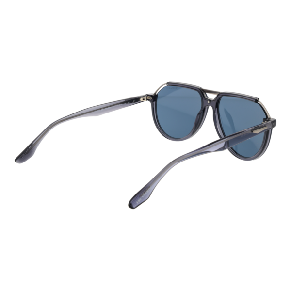 Rückansicht der Trussardi Sonnenbrille TSM9036 59T01 – Azetat & Edelstahl Rahmen