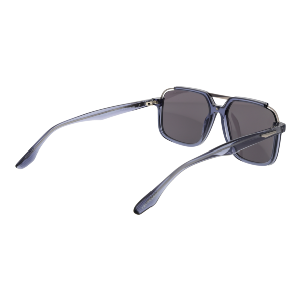 Rückansicht der Trussardi Sonnenbrille TSM9037 58T01 – Azetat & Edelstahl Rahmen