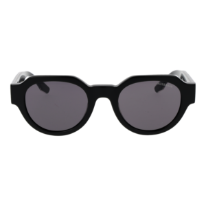 Trussardi Sonnenbrille TSU9031 51A01 – Frontansicht mit Azetat Rahmen und Grau Gläsern