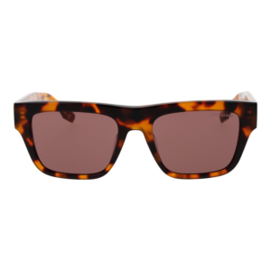 Trussardi Sonnenbrille TSU9032 53G22 – Frontansicht mit Azetat Rahmen und Rosa Gläsern