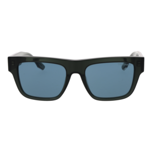 Trussardi Sonnenbrille TSU9032 53T01 – Frontansicht mit Azetat Rahmen und Blau Gläsern