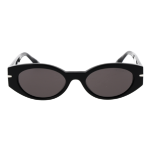 Trussardi Sonnenbrille TSW9017 54A01 – Frontansicht mit Azetat Rahmen und Grau Gläsern
