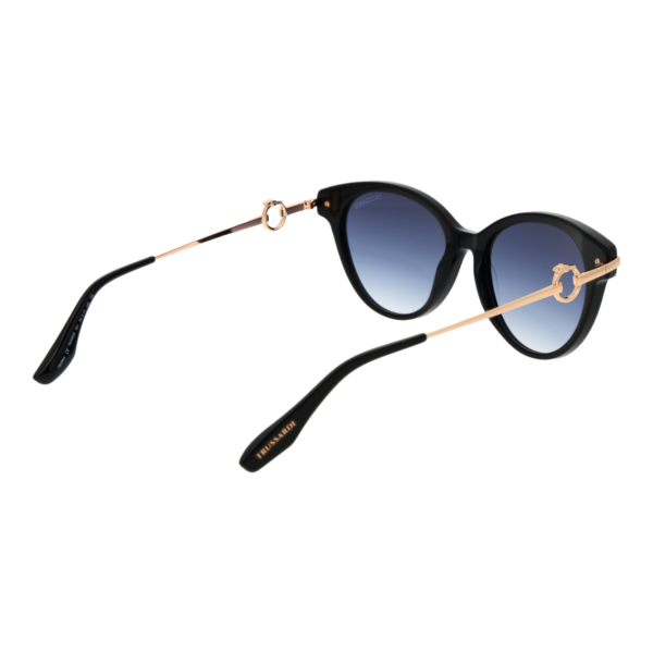 Rückansicht der Trussardi Sonnenbrille TSW9025 55A01 – Azetat Rahmen