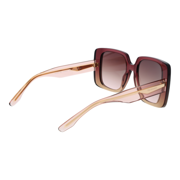 Rückansicht der Trussardi Sonnenbrille TSW9029 53C01 – Azetat Rahmen