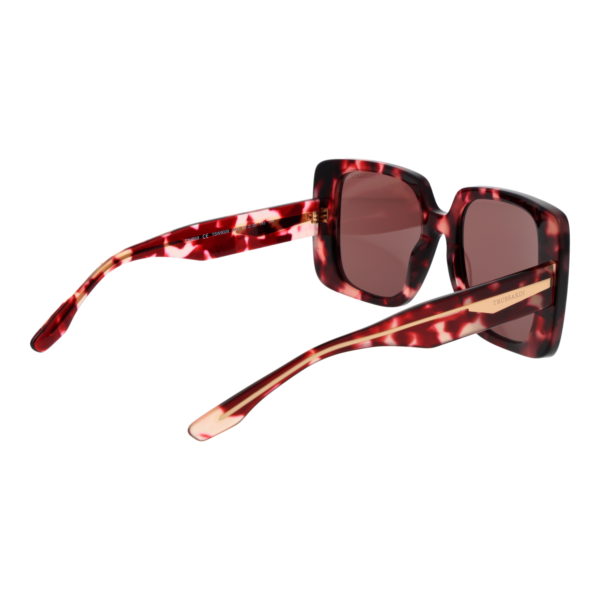 Rückansicht der Trussardi Sonnenbrille TSW9029 53G21 – Azetat Rahmen