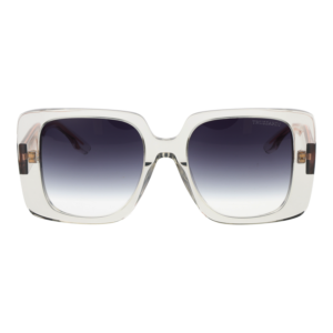 Trussardi Sonnenbrille TSW9029 53T01 – Frontansicht mit Azetat Rahmen und Blau Gläsern