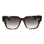 Trussardi Sonnenbrille TSW9033 54E01 – Frontansicht mit Azetat Rahmen und Braun Gläsern