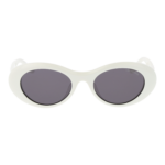 Trussardi Sonnenbrille TSW9094 53D01 – Frontansicht mit Azetat Rahmen und Lila Gläsern