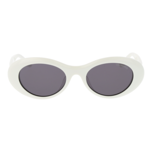 Trussardi Sonnenbrille TSW9094 53D01 – Frontansicht mit Azetat Rahmen und Lila Gläsern