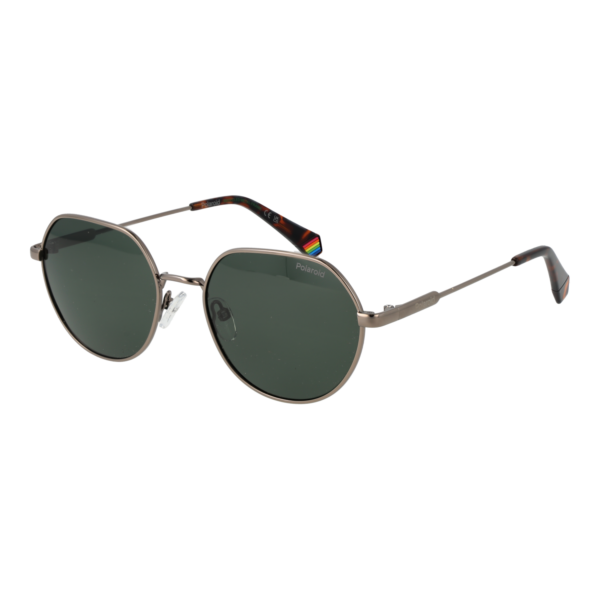 Polaroid Panto Sonnenbrille PLD 6236/S/X 54SMFUC in Gunmetal – 45° Seitenansicht