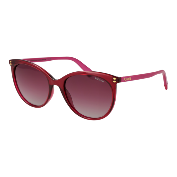 Polaroid Sonnenbrille PLD 6231/S 55QHOJR – 45° Seitenansicht Polaroid Schmetterling Sonnenbrille PLD 6231/S 55QHOJR in Lila – 45° Seitenansicht