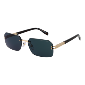 Marc Jacobs Rechteck Sonnenbrille MARC 902/S 6006JMT in Gold – 45° Seitenansicht