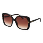 Marc Jacobs Quadrat Sonnenbrille MJ 1138/S 56086HA in Braun – 45° Seitenansicht