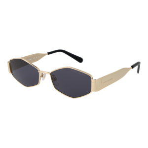 Marc Jacobs Oval Sonnenbrille MARC 496/SHINY 55RHLIR in Gold – 45° Seitenansicht