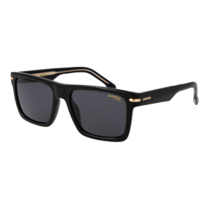 Carrera Rechteck Sonnenbrille CARRERA 378/S 55807IR in Schwarz – 45° Seitenansicht