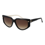 Carrera Rechteck Sonnenbrille CARRERA 3082/S 5780SHA in Schwarz – 45° Seitenansicht