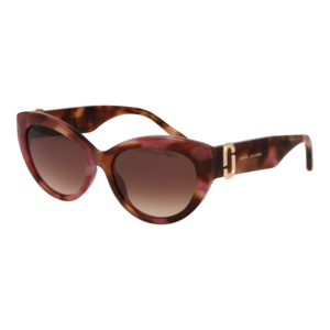 Marc Jacobs Katzenaugen Sonnenbrille MARC 883/S 540B0HA in Rosa – 45° Seitenansicht