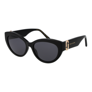 Marc Jacobs Katzenaugen Sonnenbrille MARC 883/S 54807IR in Schwarz – 45° Seitenansicht