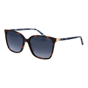 Tommy Hilfiger Schmetterling Sonnenbrille TH 2349/S 5505L08 in Braun – 45° Seitenansicht