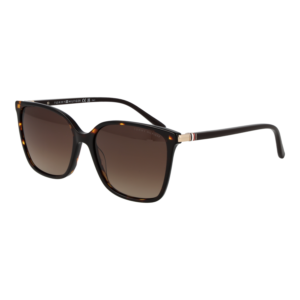 Tommy Hilfiger Quadrat Sonnenbrille TH 2349/S 55086HA in Schwarz – 45° Seitenansicht