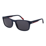 Tommy Hilfiger Rechteck Sonnenbrille TH 2325/S 56PJPIR in Blau – 45° Seitenansicht