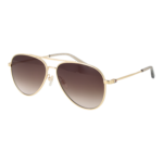 Tommy Hilfiger Pilotenbrille Sonnenbrille TH 2336/S 58J5GHA in Gold – 45° Seitenansicht