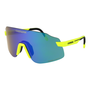 Carrera Monoscheibe Sonnenbrille C SPORT 16/S 992V7Z9 in Gelb – 45° Seitenansicht