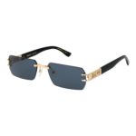 Dsquared2 Rechteck Sonnenbrille D2 0189/S 57J5GIR in Gold – 45° Seitenansicht