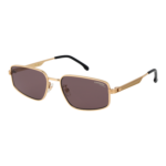Carrera Rechteck Sonnenbrille CARRERA 3087/S 56000K2 in Rosé Gold – 45° Seitenansicht