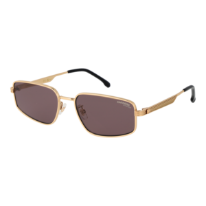 Carrera Rechteck Sonnenbrille CARRERA 3087/S 56000K2 in Rosé Gold – 45° Seitenansicht